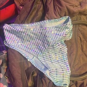 Sparkling Blue Sequin Panties